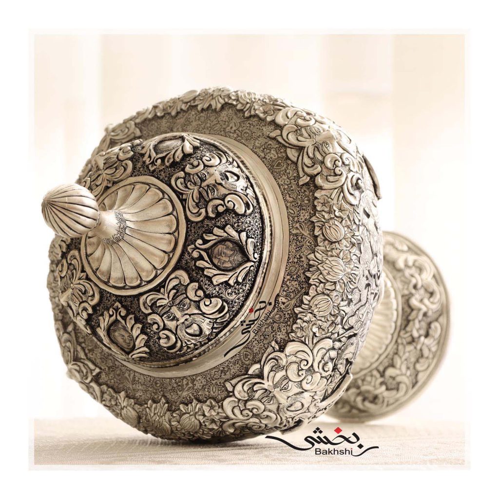 شکلات خوری نقره مینیاتور اعلا و برجسته عیار 99.9