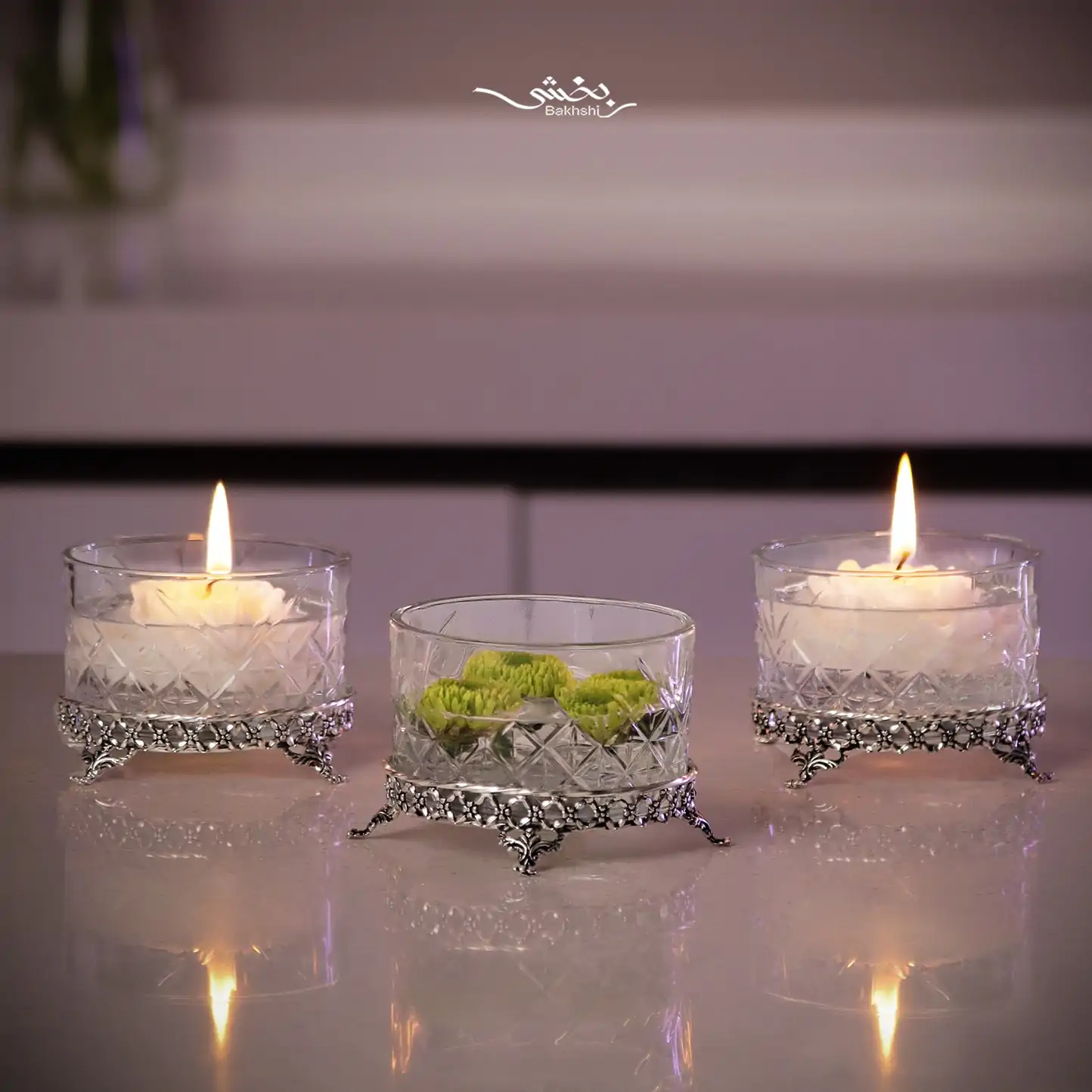 IMG_0946 شکلات خوری بلور نقره