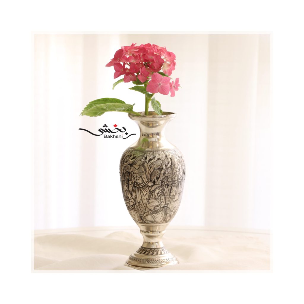 گلدان نقره مینیاتور اعلا عیار 90