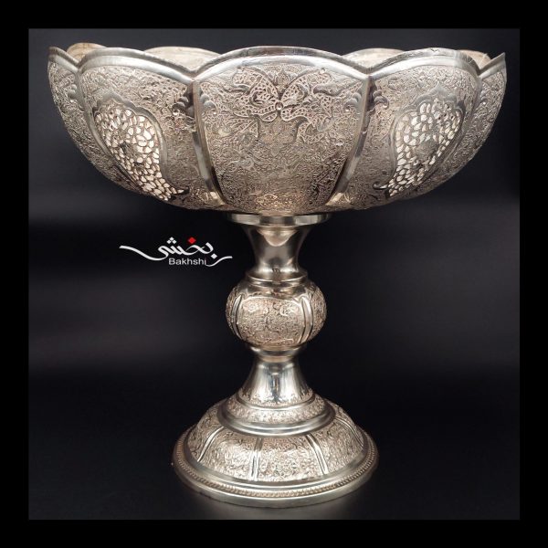 میوه خوری نقره گل و مرغ عیار 84