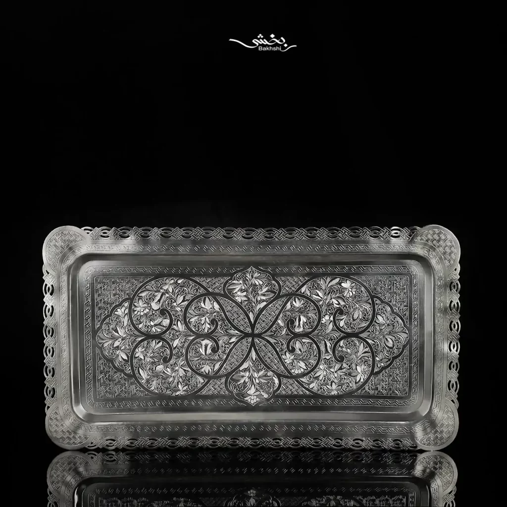 رولت خوری نقره قلم تبریز