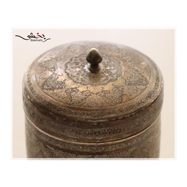 ظرف نقره استوانه ای