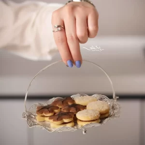 سبد دسته دار نقره تبریز کوچک