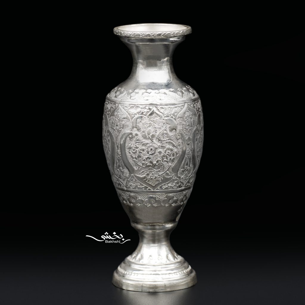 گلدان نقره