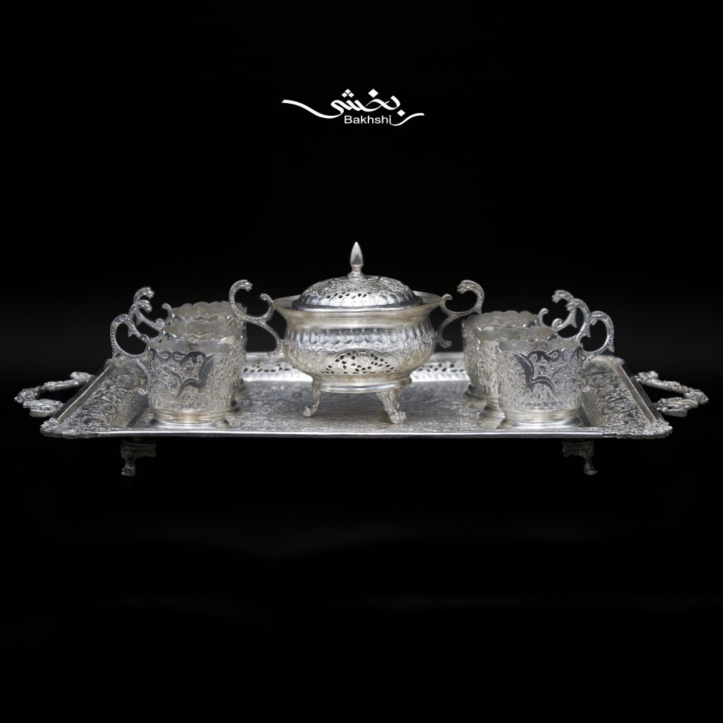 سرویس چای خوری نقره