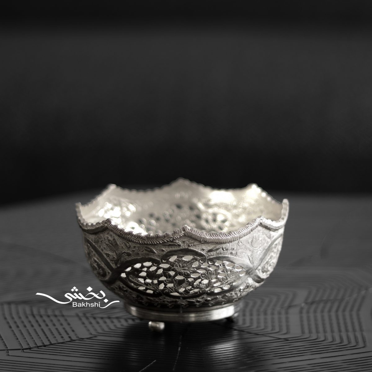 Silver bowl, Valentine's Day gift box, Valentine's Day