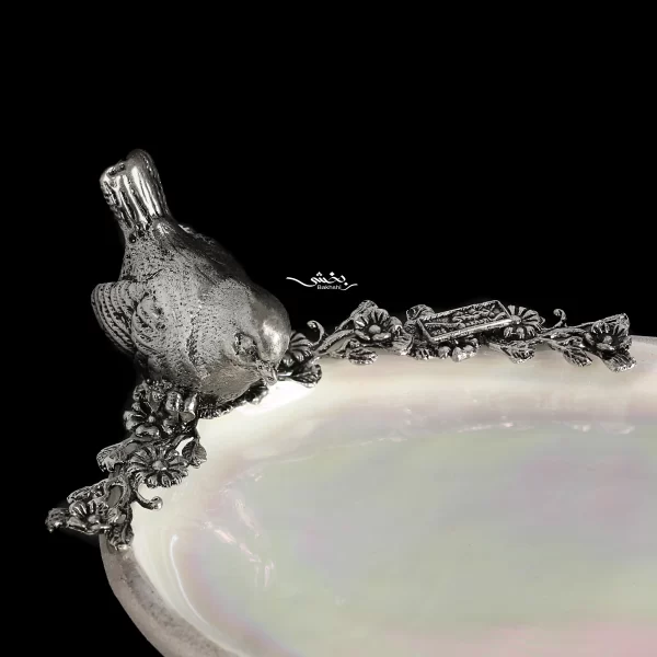 شیرینی خوری نقره و سرامیک گنجشک