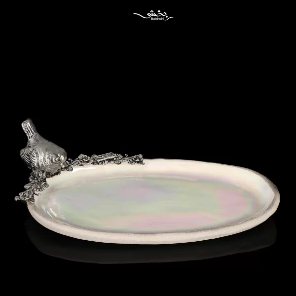 شیرینی خوری نقره و سرامیک گنجشک