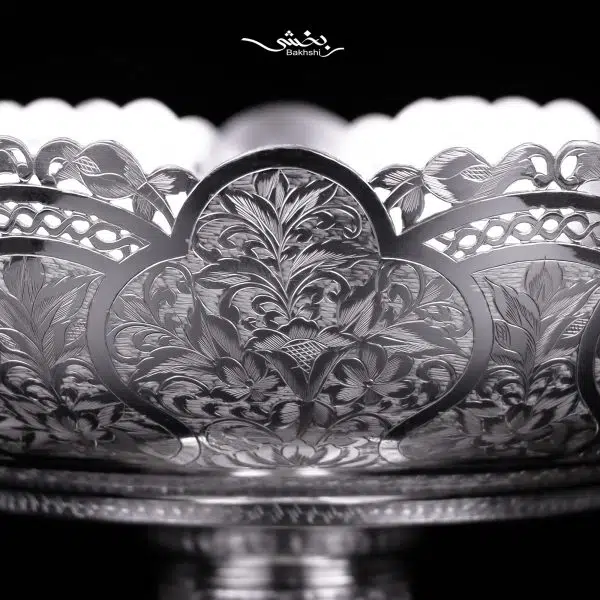 میوه خوری نقره قلم زنی