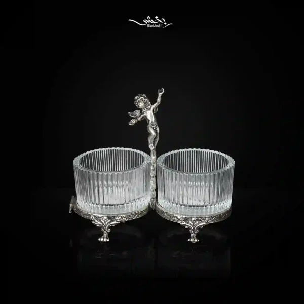 جای گلپر و نمک بلور نقره فرشته