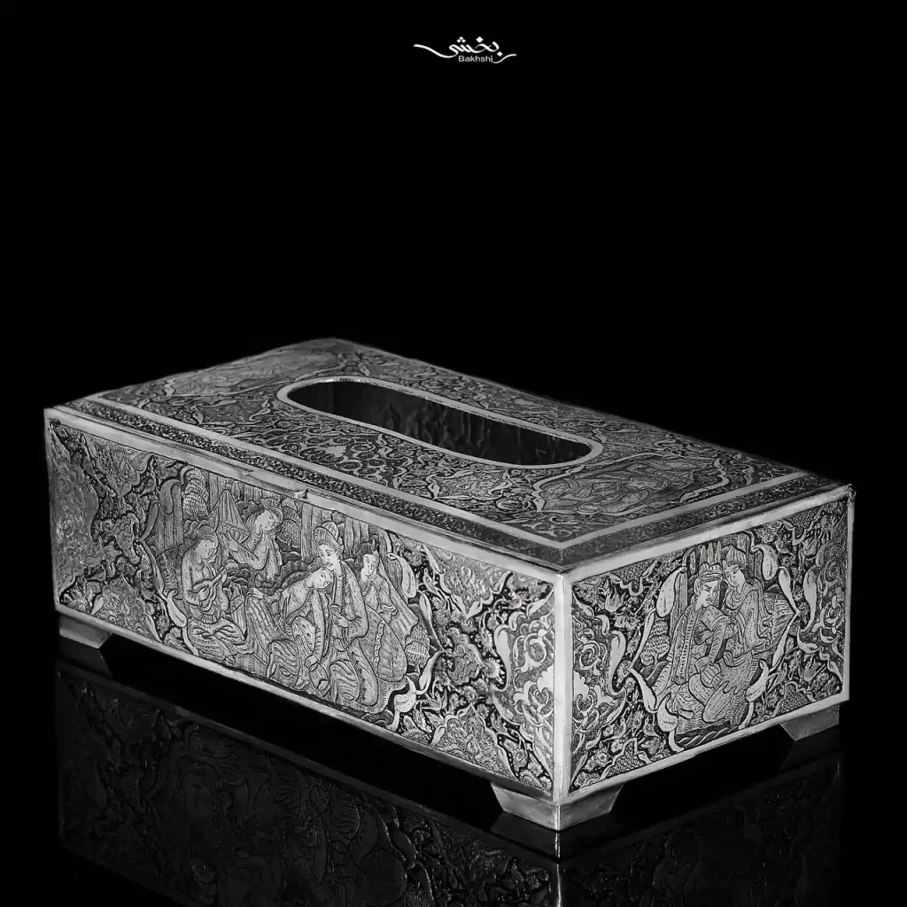 جعبه دستمال کاغذی مینیاتور ریزقلم اعلا