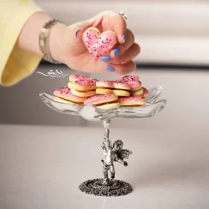 شیرینی خوری نقره پایه فرشته