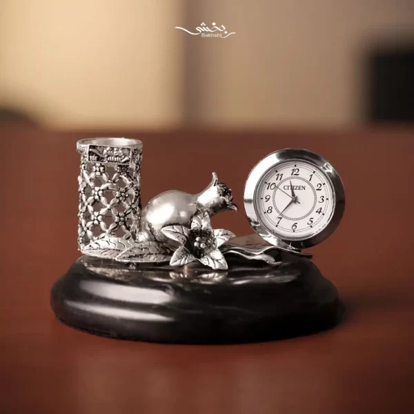 جا قلمی نقره انار