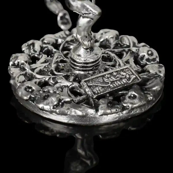 شمعدان تکی نقره فرشته مدرن