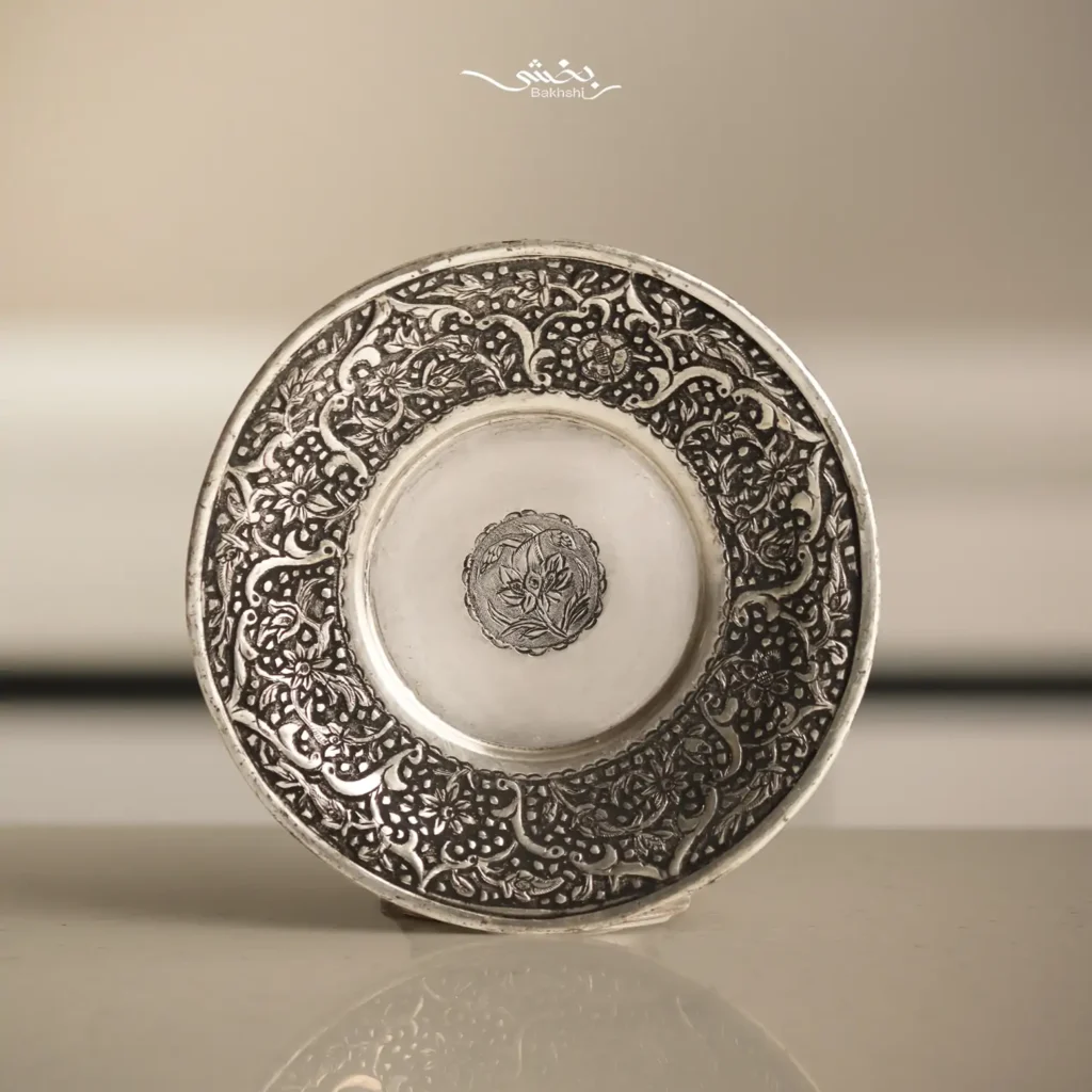 خرید نعلبکی پایه گلوله ای شش عددی گل و بوته درجه یک