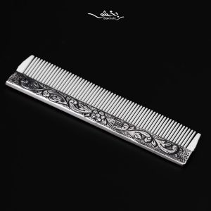 شانه نقره گل ریز