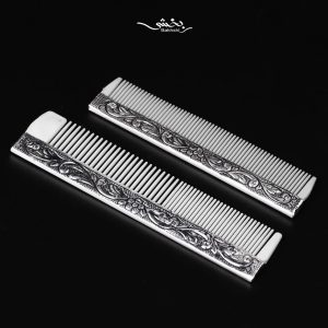 شانه نقره گل ریز