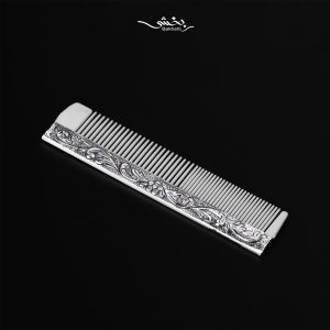 شانه نقره گل ریز