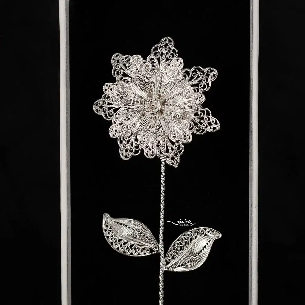 شاخه گل نقره کد11