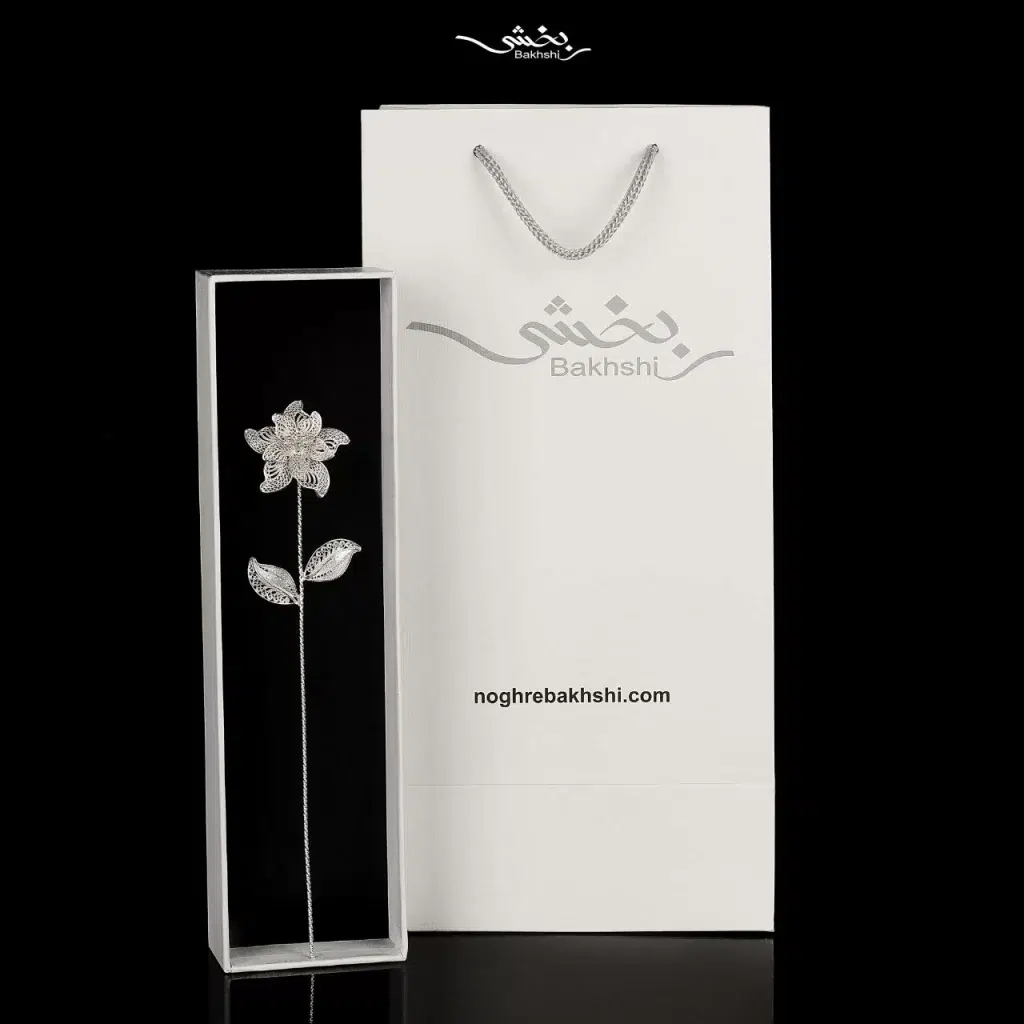 شاخه گل نقره کد12