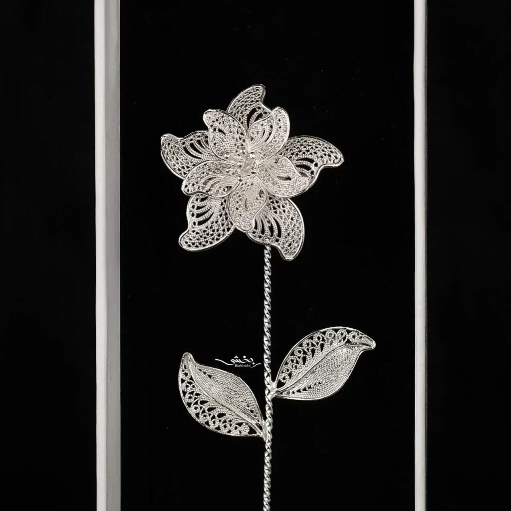 شاخه گل نقره کد12