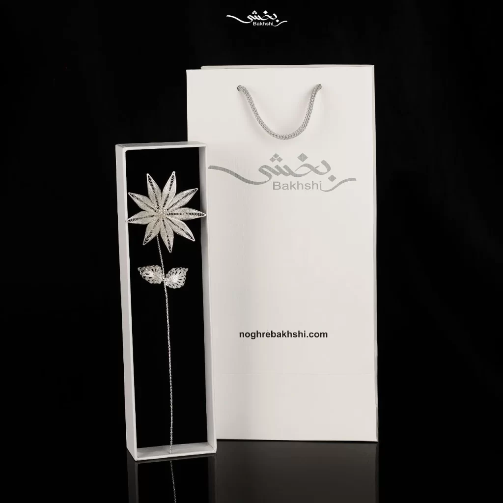 شاخه گل نقره کد6