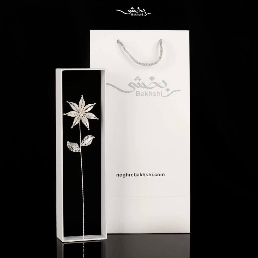 شاخه گل نقره کد7