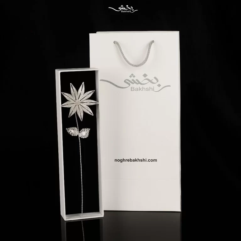 شاخه گل نقره کد6