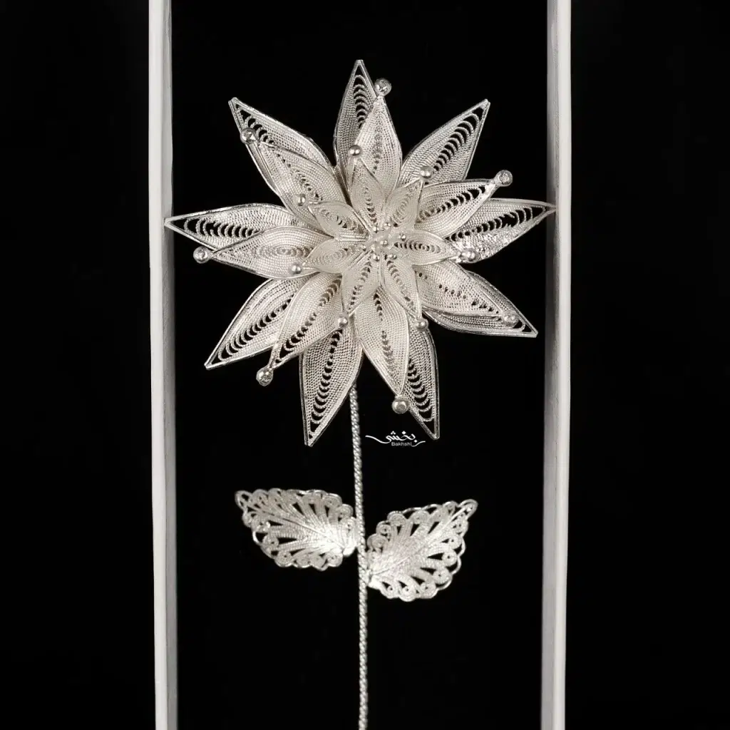 شاخه گل نقره کد8