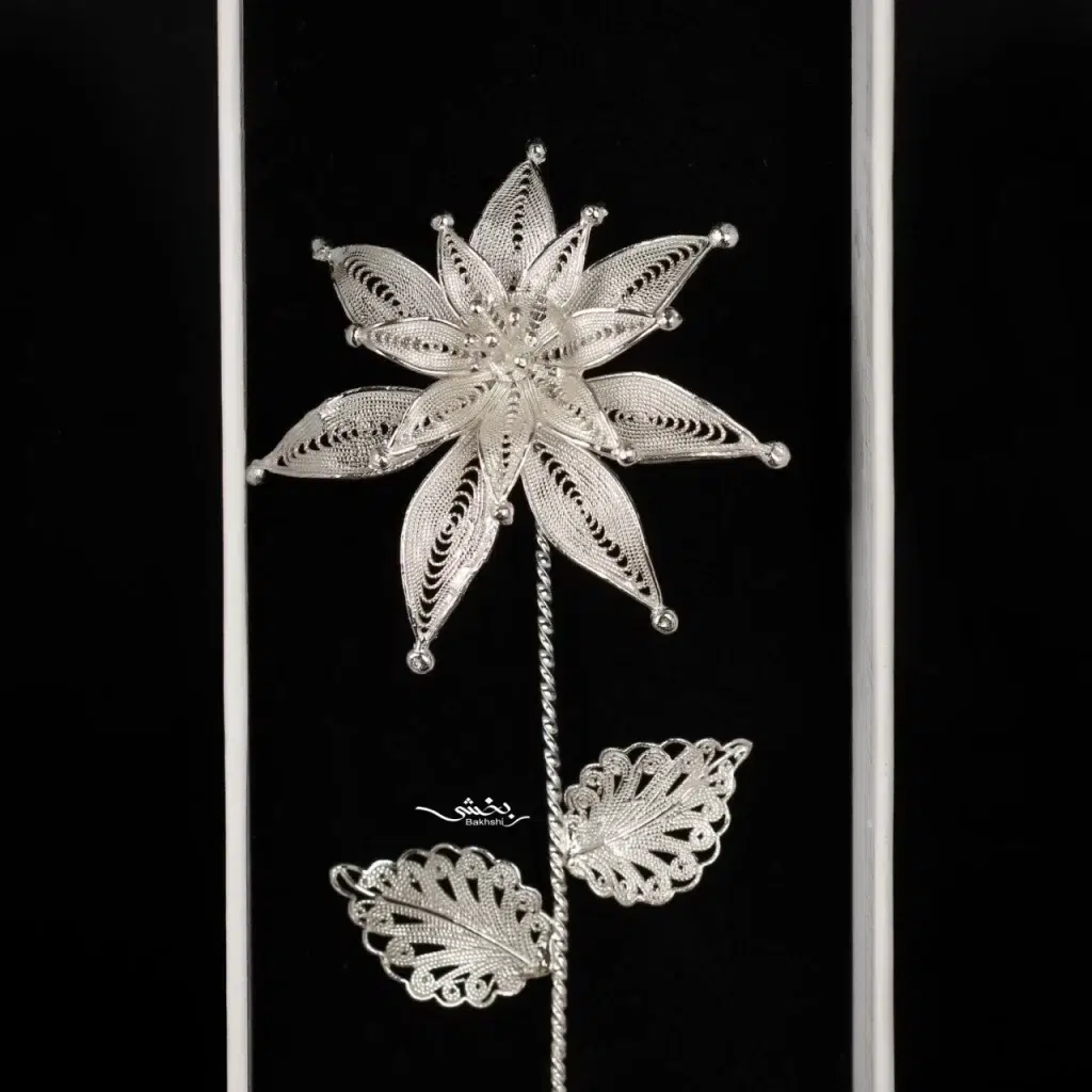 شاخه گل نقره کد9