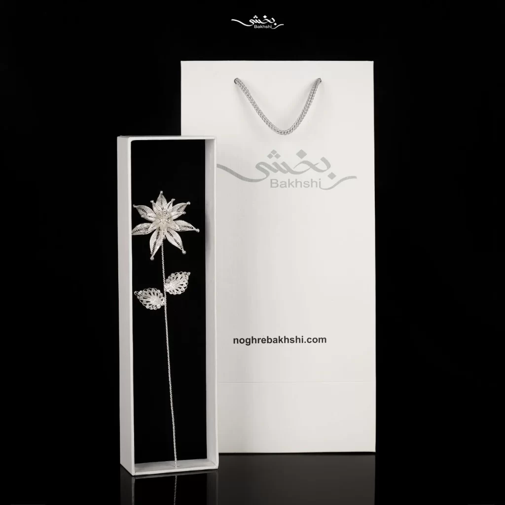 شاخه گل نقره کد9