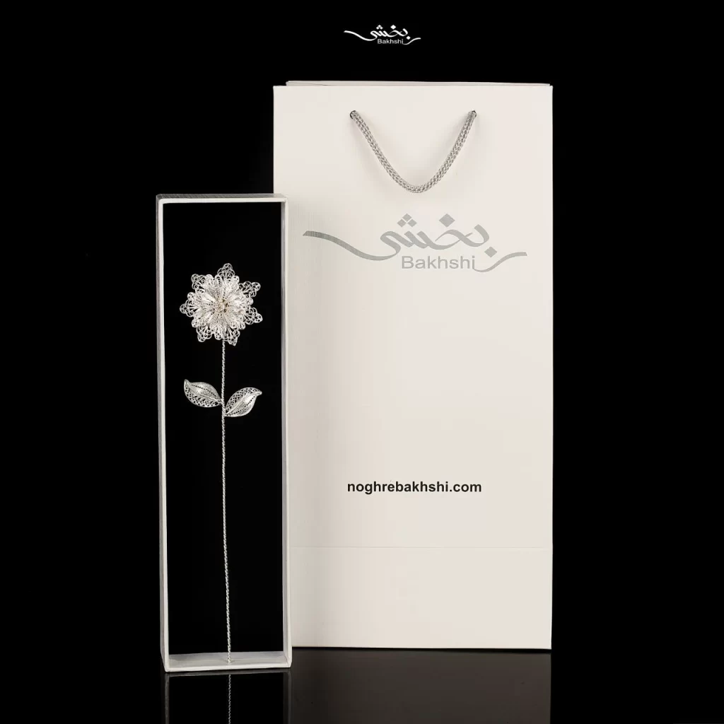 شاخه گل نقره کد11