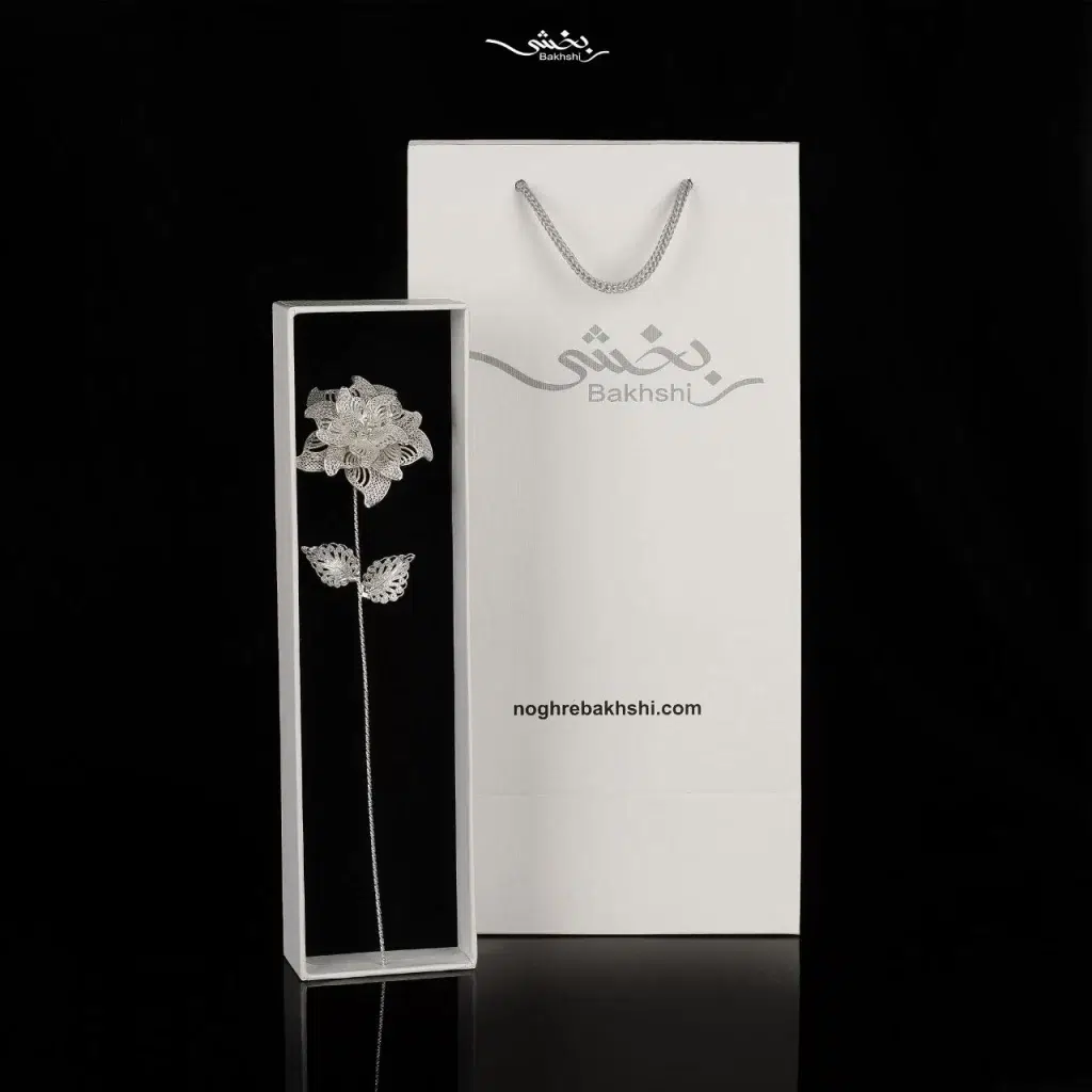 شاخه گل نقره کد3