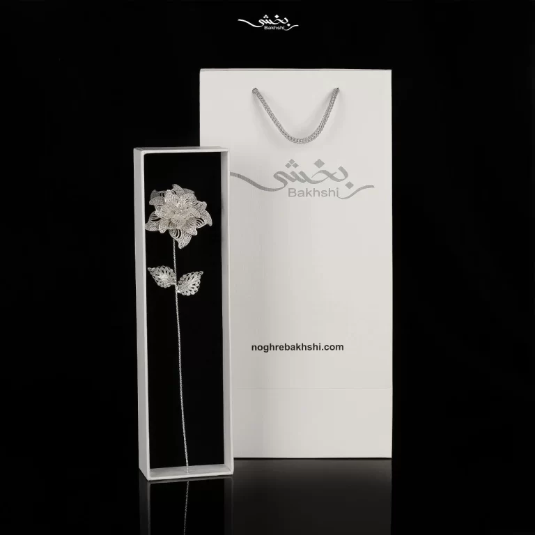 شاخه گل نقره کد3