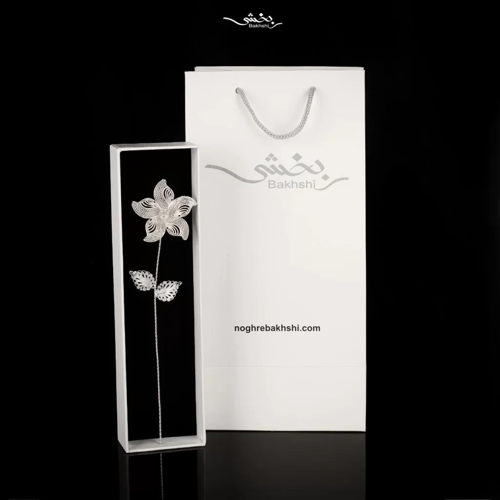 شاخه گل نقره کد5