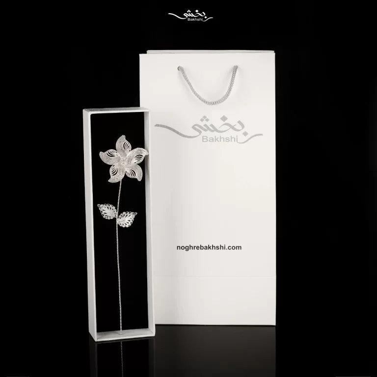 شاخه گل نقره کد5