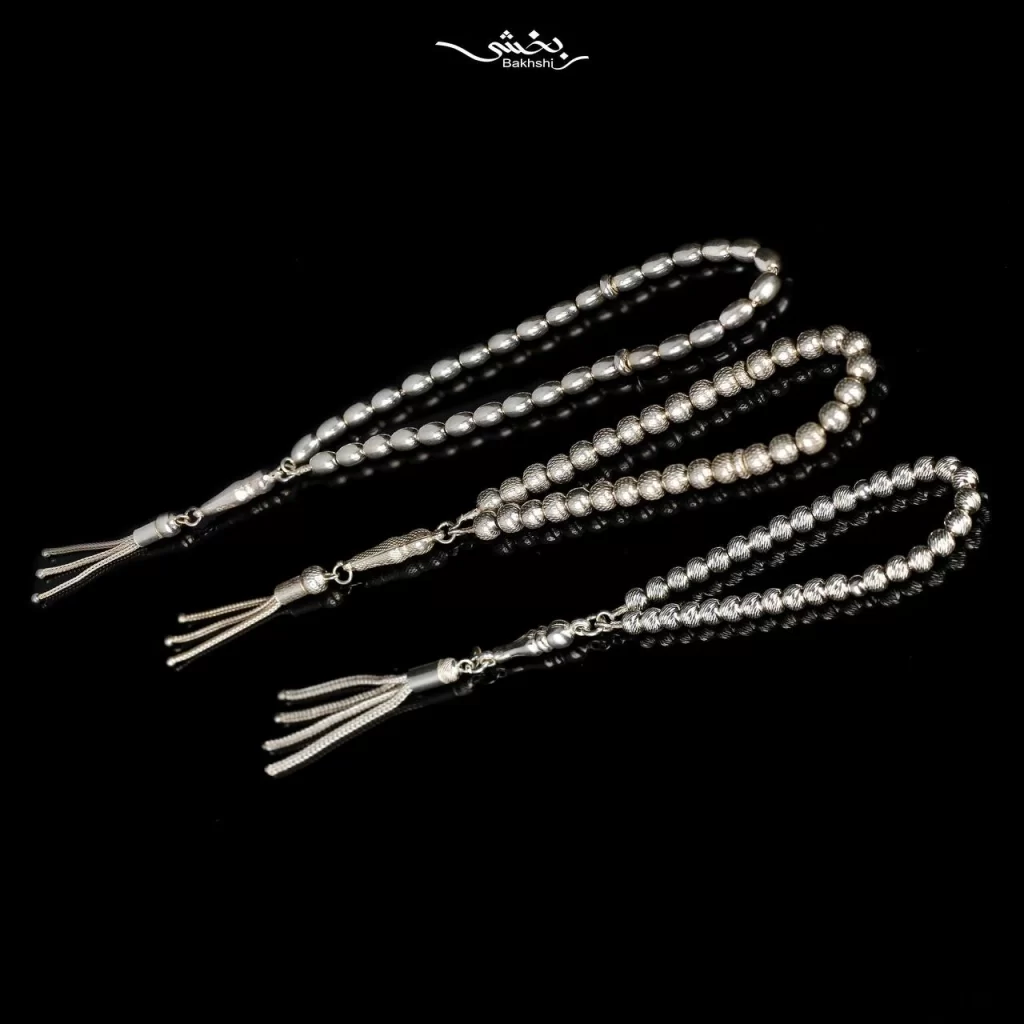 تسبیح نقره کد11