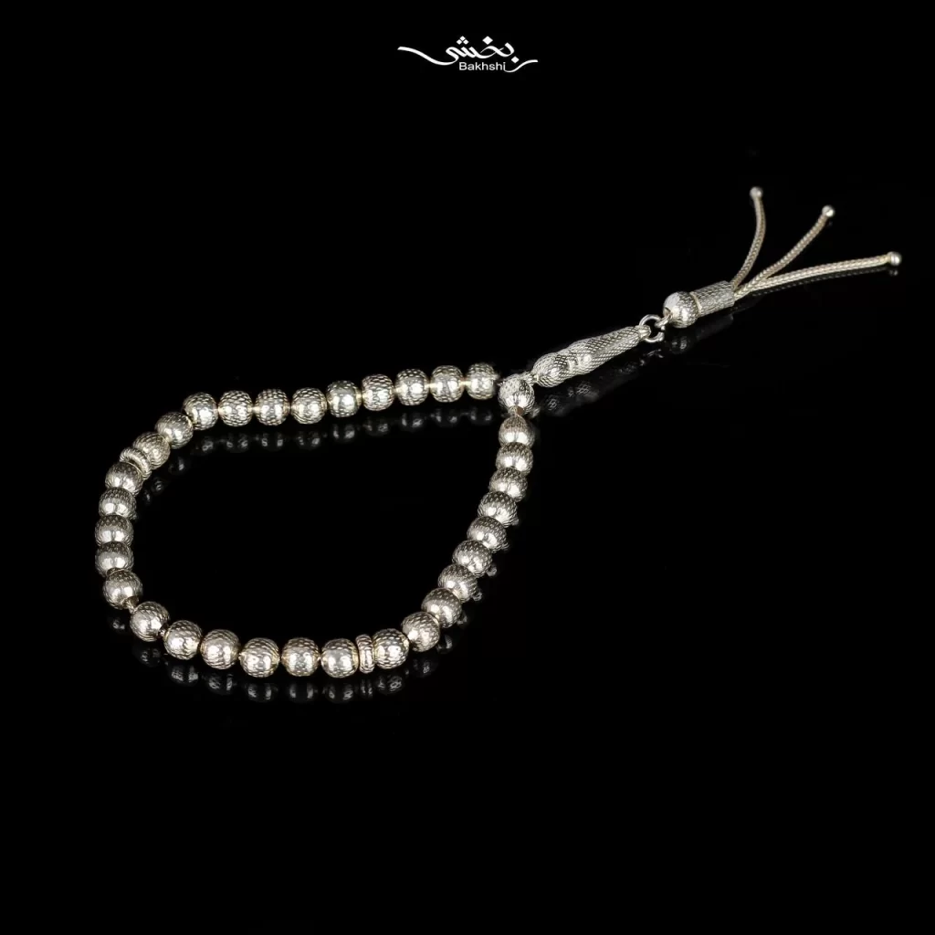 تسبیح نقره کد10