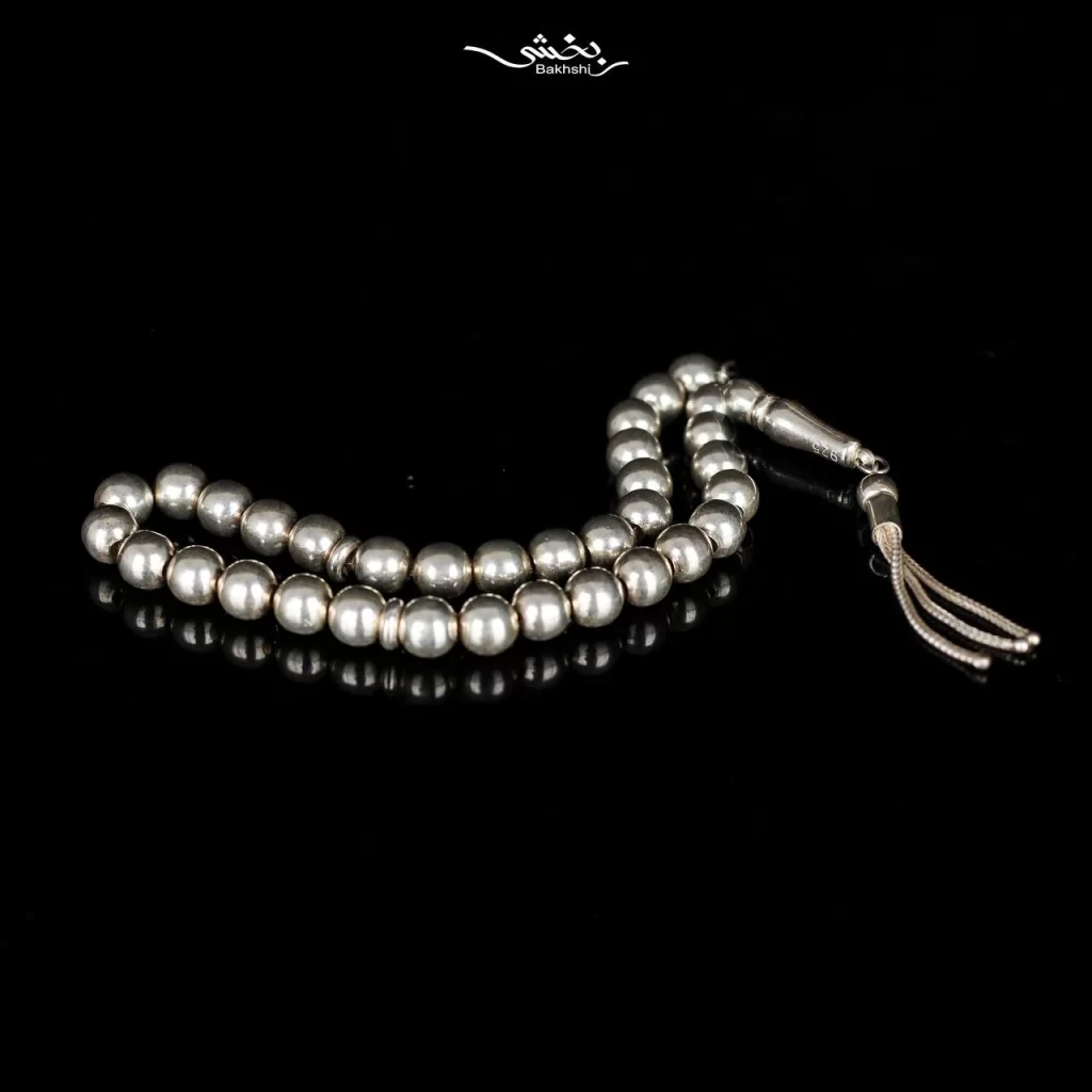 تسبیح نقره کد12