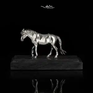 خرید مجسمه اسب نقره