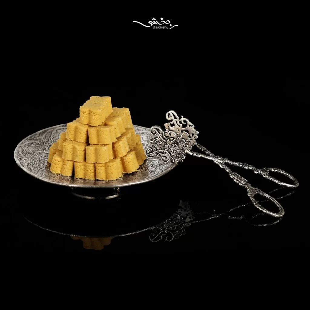 انبر باقلوا نقره مدرن