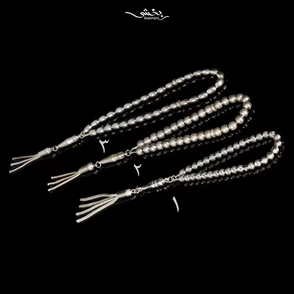 تسبیح نقره کد11