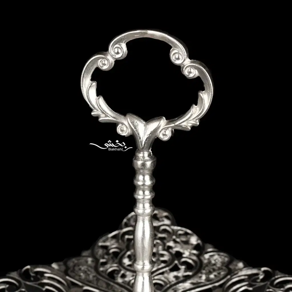 شیرینی خوری نقره دو طبقه تبریز