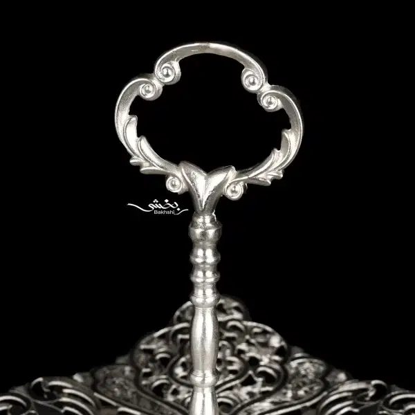 شیرینی خوری نقره دو طبقه تبریز