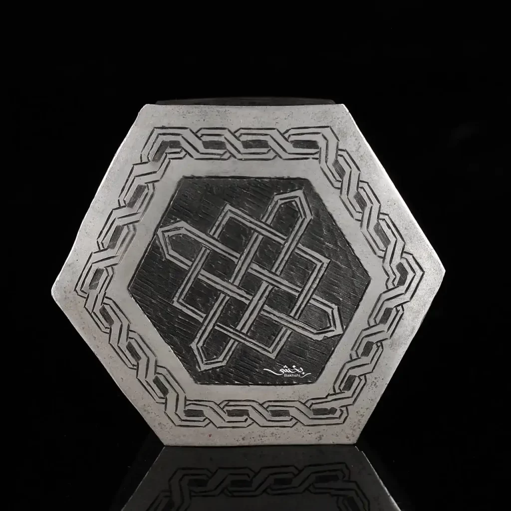 جعبه نقره قلم تبریز