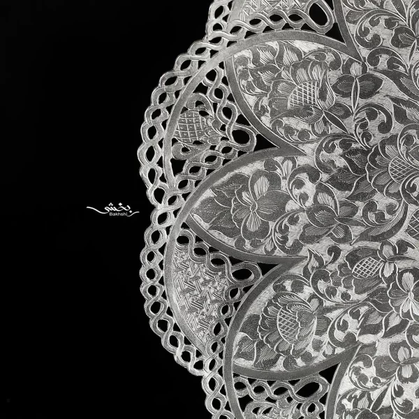 شیرینی خوری نقره پایه کوتاه تبریز