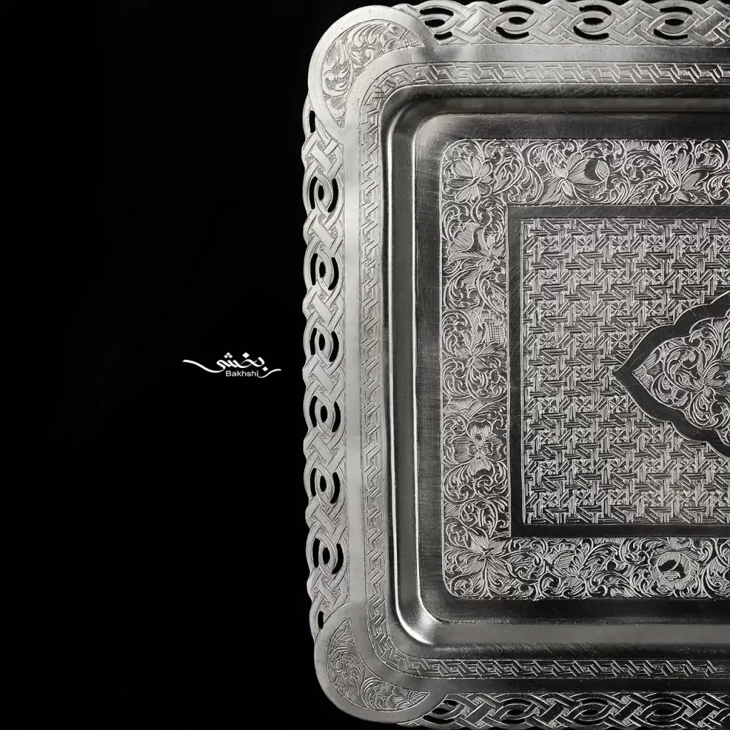 رولت خوری نقره قلم تبریز