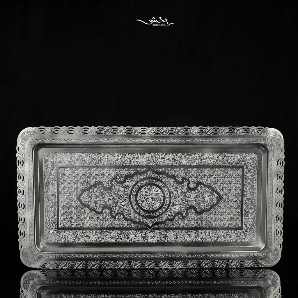 رولت خوری نقره قلم تبریز