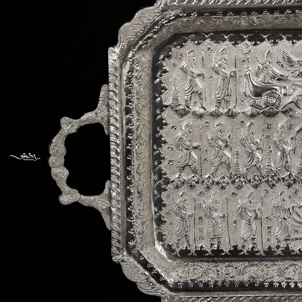 رولت خوری نقره دسته دار تخت جمشید