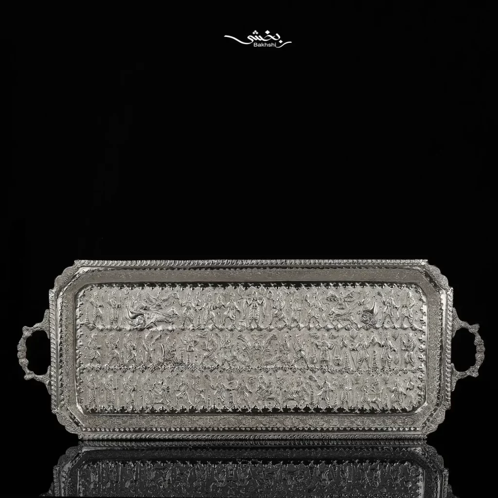 رولت خوری نقره دسته دار تخت جمشید